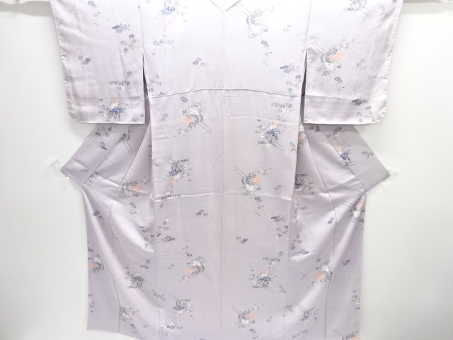 JAPANESE KIMONO / KOMON / UNUSED / FLORAL CART